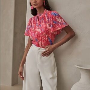 NWT Sugarlips Leah Floral Top Sz Xs